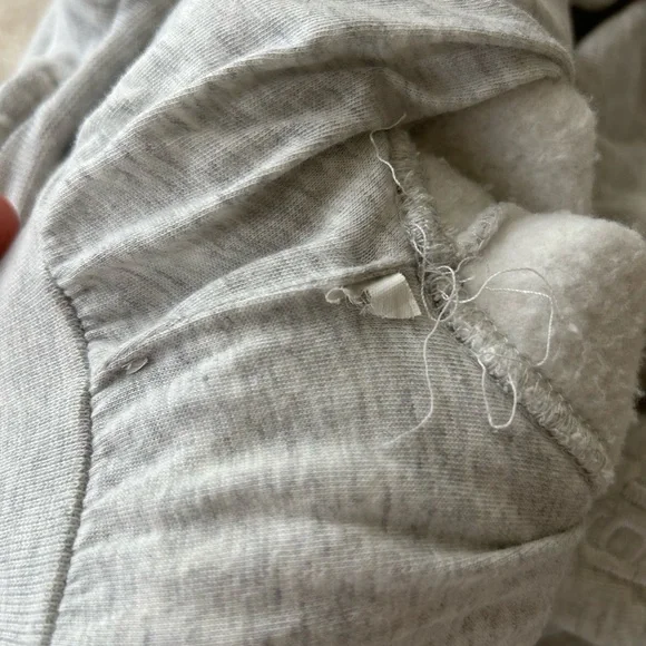 Alexander Wang All Over Logo Embroidery Monogram Turtleneck Sweatshirt Crop Top - Picture 9 of 17